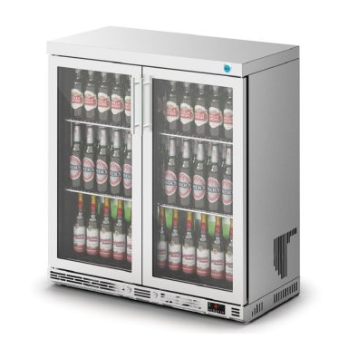 IMC Ventus V90 Bottle Cooler [Front Load] – Glass Door – Stainless Steel Frame – H 900 mm – W 900 mm – D 450 mm – R290