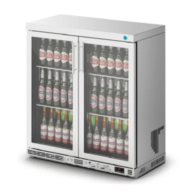 IMC Ventus V90 Bottle Cooler [Front Load] – Glass Door – Stainless Steel Frame – H 900 mm – W 900 mm – D 450 mm – R290