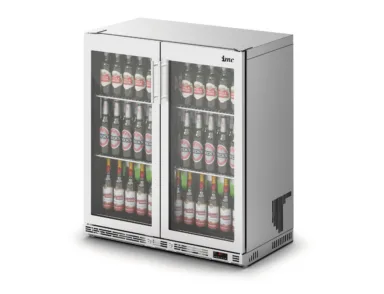 IMC Ventus V90 Bottle Cooler [Front Load] – Full Front Glass Door – Stainless Steel Frame – H 900 mm – W 900 mm – R290