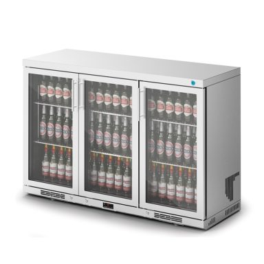 IMC Ventus V135 Bottle Cooler [Front Load] – Glass Door – Stainless Steel Frame – H 900 mm – W 1350 mm – R290
