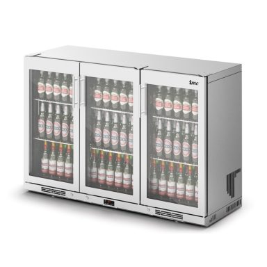 IMC Ventus V135 Bottle Cooler [Front Load] – Full FrontGlass Door – Stainless Steel Frame – H 900 mm – W 1350 mm – R290