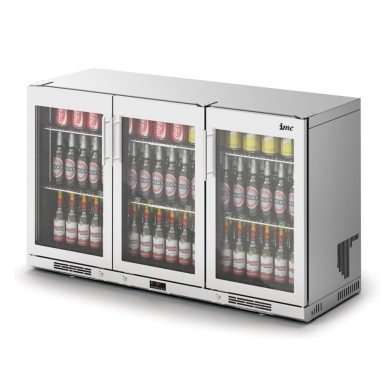 IMC Ventus V135 Bottle Cooler [Front Load] – Full Front Glass Door – Stainless Steel Frame – H 800 mm – W 1350 mm – R290