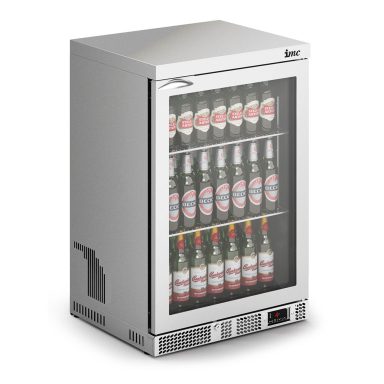 IMC Mistral M60 Bottle Cooler [Front Load] – High Ambient – Glass Door – Stainless Steel Frame – H 900 mm – W 600 mm – 0.437 kW