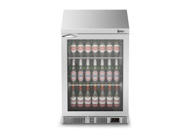 IMC Mistral M60 Bottle Cooler [Front Load] – Glass Door – Stainless Steel Frame – H 900 mm – W 600 mm – 0.225 kW