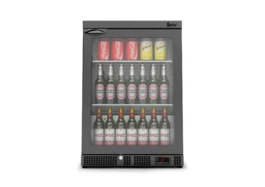 IMC Mistral M60 Bottle Cooler [Front Load] – Glass Door – Black Painted Frame – H 850 mm – W 600 mm – 0.225 kW