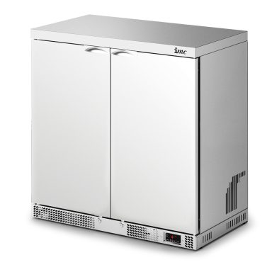 IMC Mistral M90 Bottle Cooler [Front Load] – High Ambient – Solid Stainless Steel Door – H 900 mm – W 900 mm – 0.354 kW