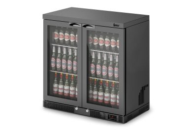 IMC Mistral M90 Bottle Cooler [Front Load] – Glass Door – Black Painted Frame – H 900 mm – W 900 mm – 0.232 kW