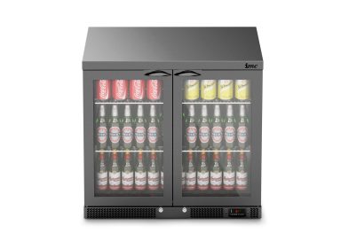 IMC Mistral M90 Bottle Cooler [Front Load] – Glass Door – Black Painted Frame – H 850 mm – W 900 mm – 0.46 kW