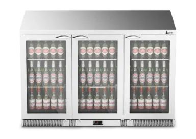 IMC Mistral M135 Bottle Cooler [Front Load] – Glass Door – Stainless Steel Frame – H 900 mm – W 1350 mm – 0.357 kW