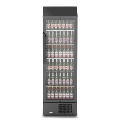 IMC Mistral TC60 Bottle Cooler [Front Load] – Glass Door – Black Painted Frame – H 1850 mm – W 600 mm