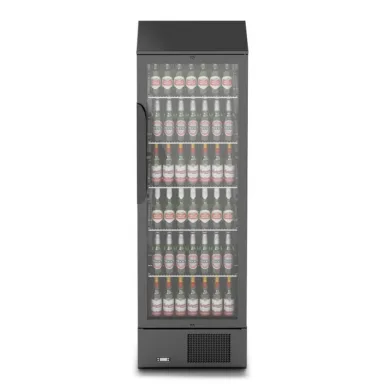 IMC Mistral TC60 Bottle Cooler [Front Load] – Glass Door – Black Painted Frame – H 1850 mm – W 600 mm