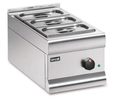 Lincat Silverlink 600 Electric Counter-top Bain Marie – Dry Heat – Gastronorms – Base + Dish Pack – W 300 mm – 0.5 kW