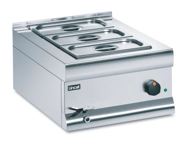 Lincat Silverlink 600 Electric Counter-top Bain Marie – Wet Heat – Gastronorms – Base + Dish Pack – W 450 mm – 1.0 kW