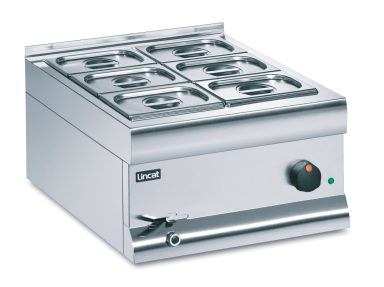 Lincat Silverlink 600 Electric Counter-top Bain Marie – Wet Heat – Gastronorms – Base + Dish Pack – W 450 mm – 1.0 kW