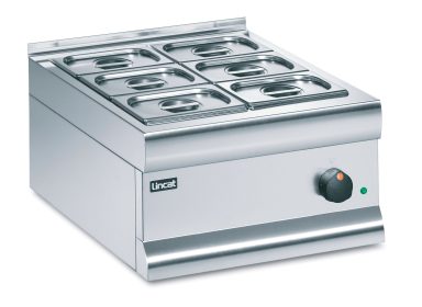 Lincat Silverlink 600 Electric Counter-top Bain Marie – Dry Heat – Gastronorms – Base + Dish Pack – W 450 mm – 1.0 kW