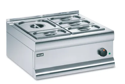 Lincat Silverlink 600 Electric Counter-top Bain Marie - Dry Heat - Gastronorms - Base + Dish Pack - W 600 mm - 0.75 kW
