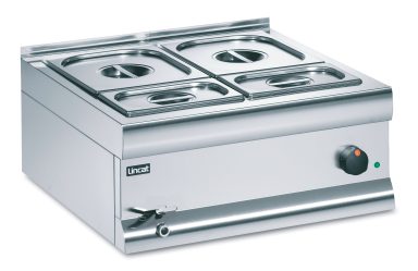 Lincat Silverlink 600 Electric Counter-top Bain Marie – Wet Heat – Gastronorms – Base + Dish Pack – W 600 mm – 2.0 kW