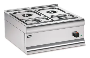 Lincat Silverlink 600 Electric Counter-top Bain Marie – Dry Heat – Gastronorms – Base + Dish Pack – W 600 mm – 0.75 kW