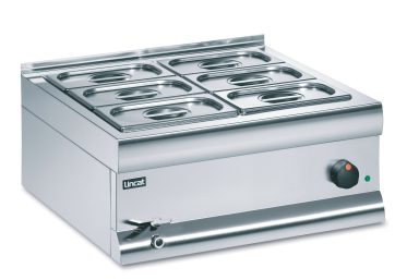 Lincat Silverlink 600 Electric Counter-top Bain Marie – Wet Heat – Gastronorms – Base + Dish Pack – W 600 mm – 2.0 kW