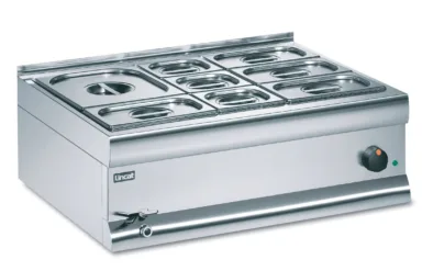 Lincat Silverlink 600 Electric Counter-top Bain Marie – Dry Heat – Gastronorms – Base + Dish Pack – W 750 mm – 1.0 kW