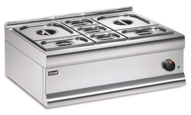 Lincat Silverlink 600 Electric Counter-top Bain Marie – Dry Heat – Gastronorms – Base + Dish Pack – W 750 mm – 1.0 kW