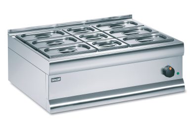 Lincat Silverlink 600 Electric Counter-top Bain Marie – Dry Heat – Gastronorms – Base + Dish Pack – W 750 mm – 1.0 kW