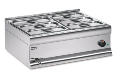Lincat Silverlink 600 Electric Counter-top Bain Marie – Wet Heat – Gastronorms – Base + Dish Pack – W 750 mm – 2.0 kW
