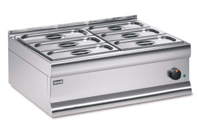 Lincat Silverlink 600 Electric Counter-top Bain Marie – Dry Heat – Gastronorms – Base + Dish Pack – W 750 mm – 1.0 kW