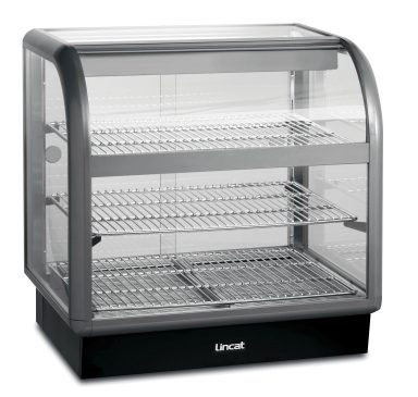 Lincat Seal 650 Series Counter-top Curved Front Heated Merchandiser – Self-Service – W 750 mm – 1.52 kW