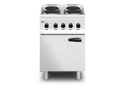 Lincat Silverlink 600 Electric Free-standing Oven Range - Castors at Rear - 4 Plates - W 600 mm - 11.0 kW