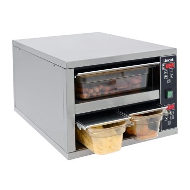 Lincat Panther Hot Hold Bins – 2 x GN1/1 Capacity – 1.8 kW