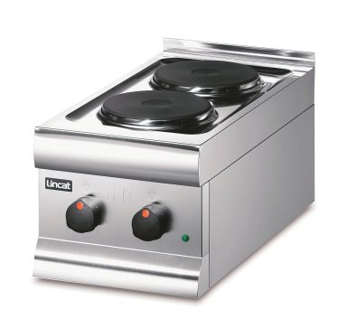Lincat Silverlink 600 Electric Counter-top Boiling Top – 2 Plates – W 300 mm – 3.0 kW