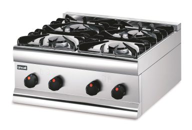 Lincat Silverlink 600 Propane Gas Counter-top Boiling Top – 4 Burners – W 600 mm – 18.0 kW