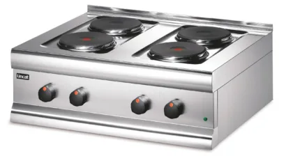 Lincat Silverlink 600 Electric Counter-top Boiling Top - 4 Plates - W 750 mm - 7.0 kW