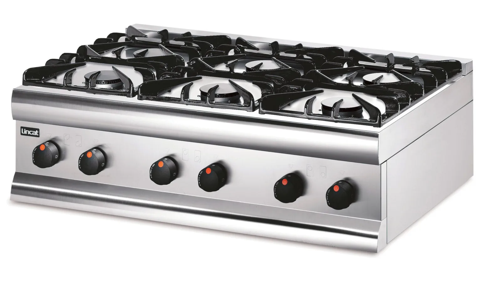 Lincat Silverlink 600 Propane Gas Counter-top Boiling Top - 6 Burners - W 900 mm - 27.0 kW