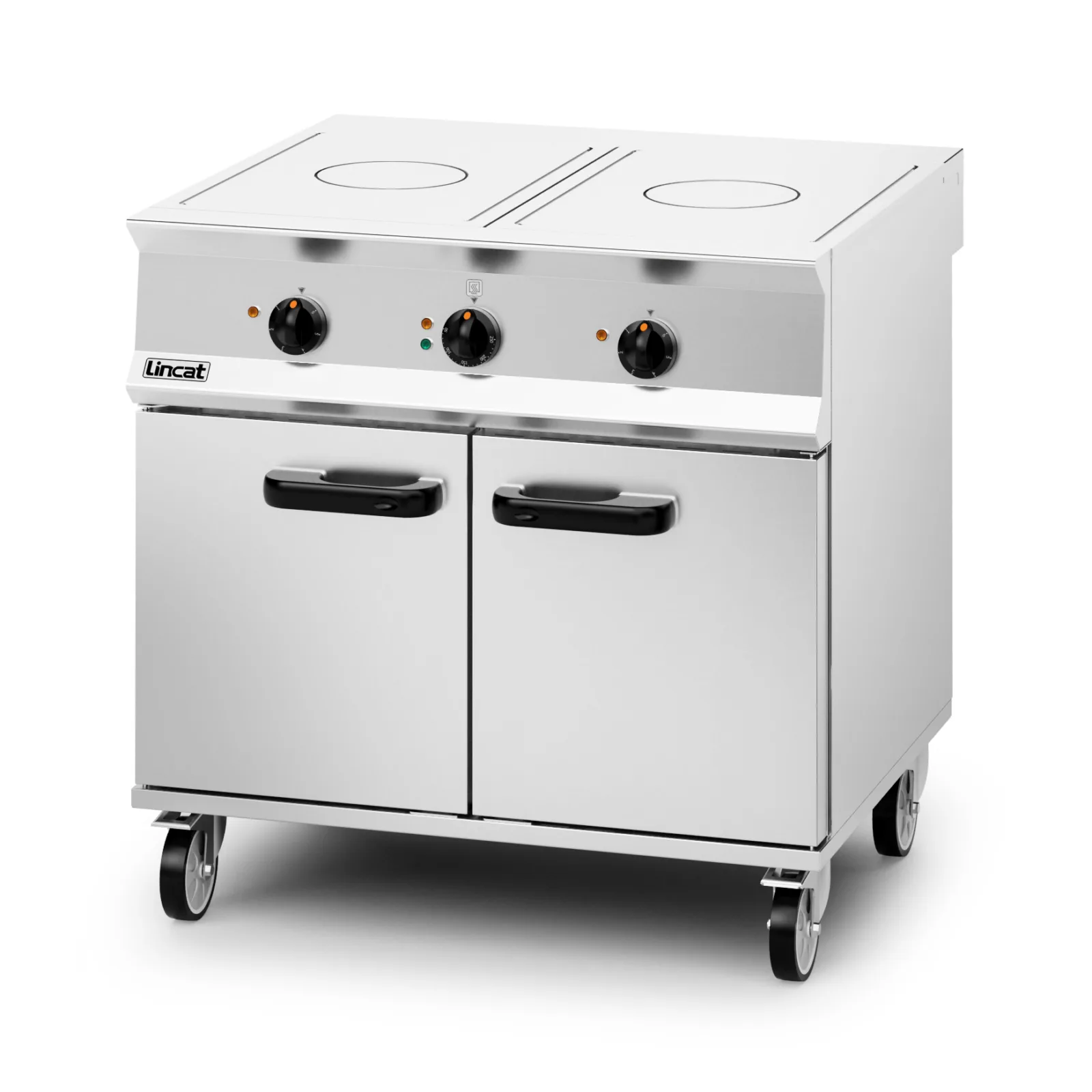 Lincat Opus 800 Electric Free-standing Solid Top Oven Range - W 900 mm - 15.4 kW - Image 2