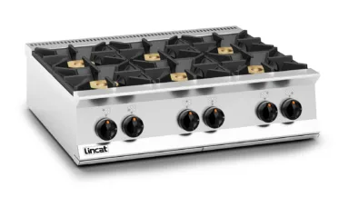 Lincat Opus 800 Natural Gas Counter-top Boiling Top – W 900 mm – 45.0 kW