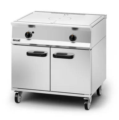 Lincat Opus 800 Propane Gas Free-standing Solid Top Oven Range – W 900 mm – 19.0 kW