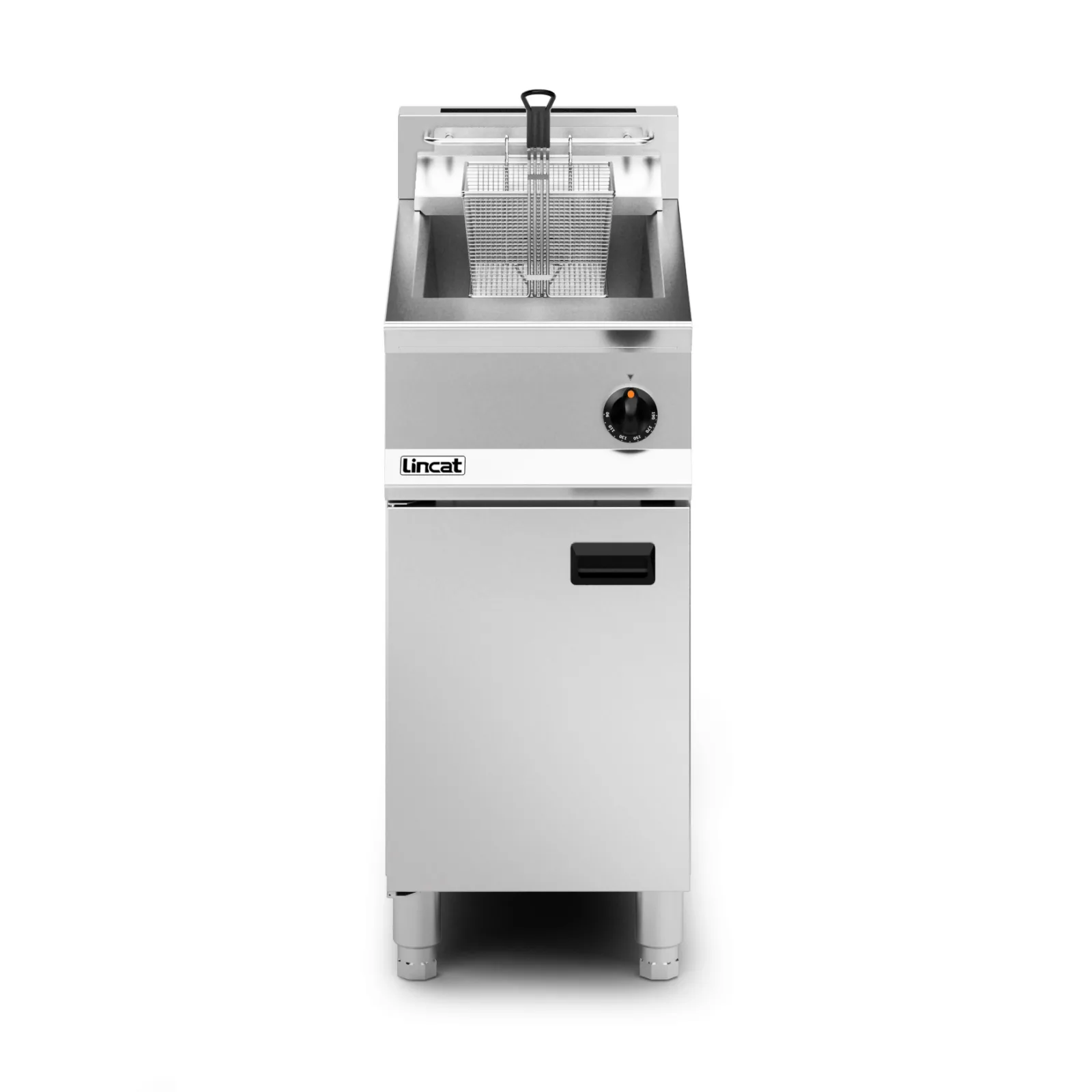 Lincat Opus 800 Natural Gas Free-standing Single Tank Fryer - 2 Baskets - W 400 mm - 23.0 kW - Image 3