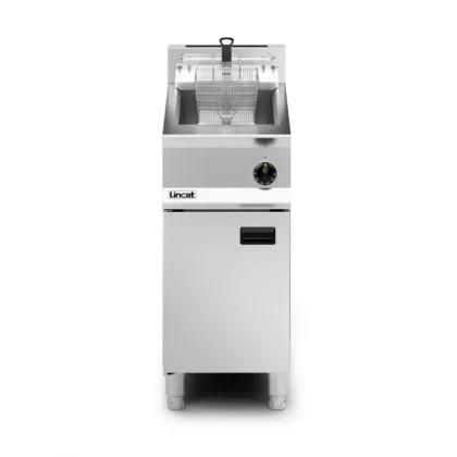 Lincat Opus 800 Propane Gas Free-standing Single Tank Fryer - 2 Baskets - W 400 mm - 23.0 kW