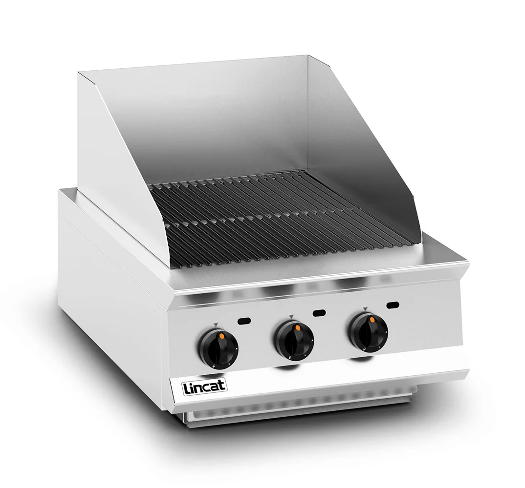 Lincat Opus 800 Propane Gas Counter-top Chargrill - W 600 mm - 12.6 kW