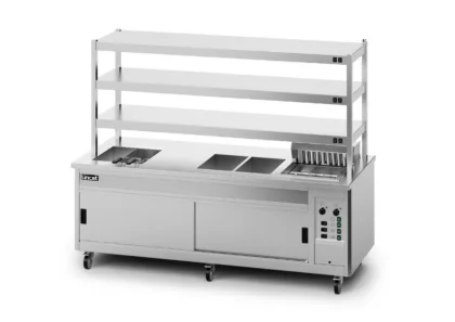 Lincat Panther SuperPass Series Free-standing Hot Cupboard - Bain Marie Top - W 2400 mm - 16.52 kW