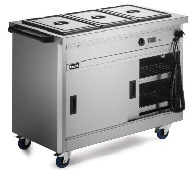Lincat Panther 670 Series Free-standing Hot Cupboard – Bain Marie Top – 3GN – W 1205 mm – 2.8 kW