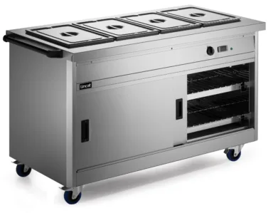 Lincat Panther 800 Series Free-standing Hot Cupboard – Bain Marie Top – 4GN – W 1530 mm – 4.9 kW