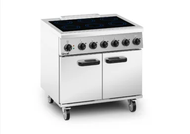 Lincat Phoenix Electric Free-standing Induction Oven Range – 6-Zone – W 900 mm – 17.1 kW [3-Phase]