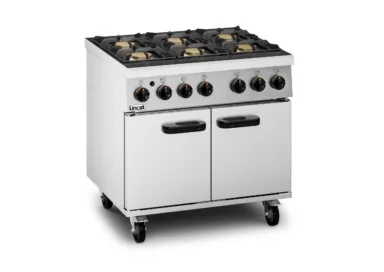 Lincat Phoenix Natural Gas Free-standing Oven Range – 6-Zone – W 900 mm – 46.0 kW