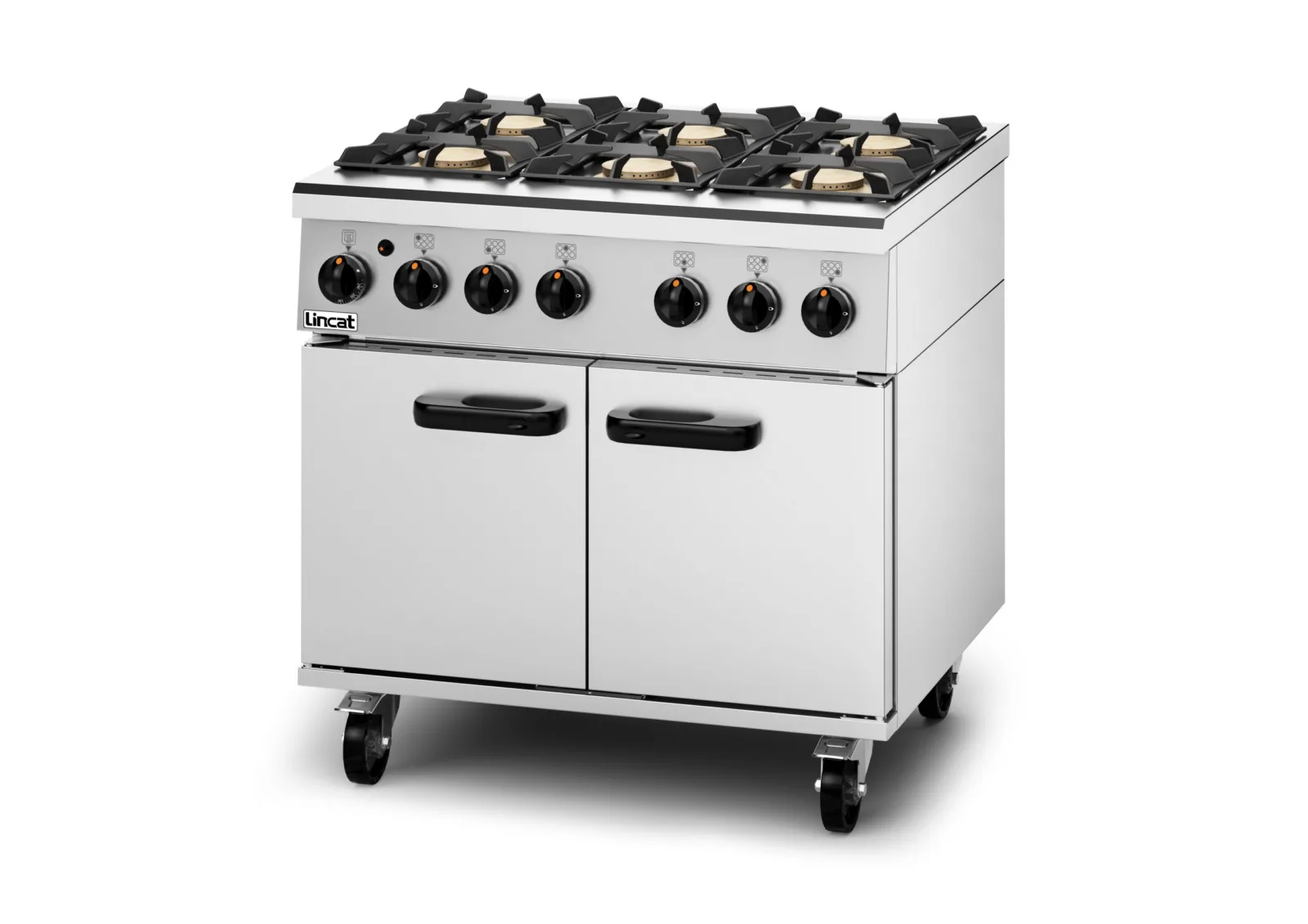 Lincat Phoenix Propane Gas Free-standing Oven Range - 6-Zone - W 900 mm - 45.5 kW - Image 4