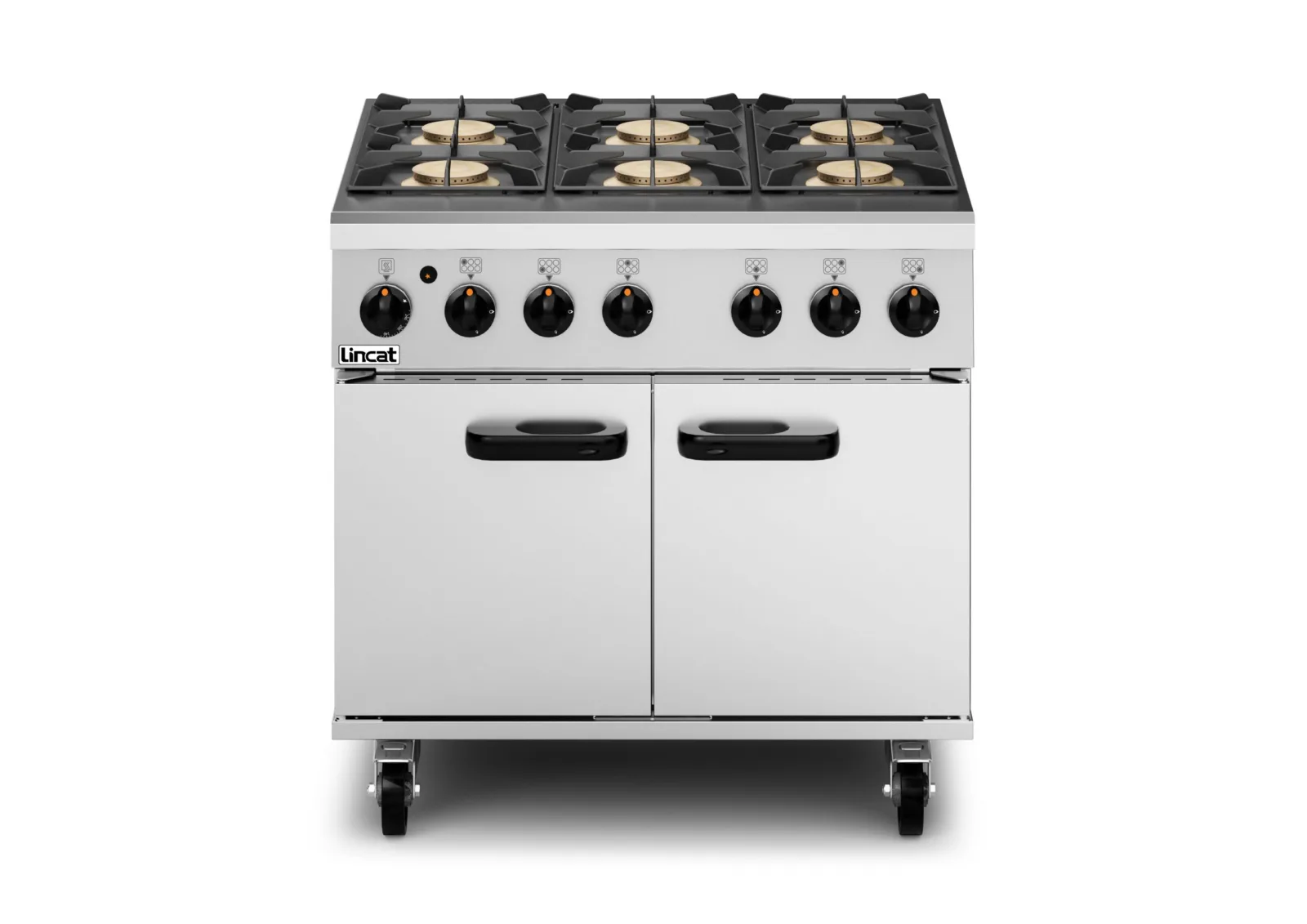 Lincat Phoenix Propane Gas Free-standing Oven Range - 6-Zone - W 900 mm - 45.5 kW - Image 2