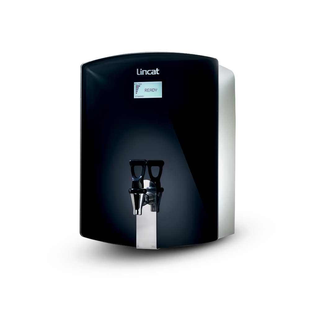 Lincat FilterFlow WMB Wall Mounted Automatic Fill Boiler - Black Glass - 5L Capacity - 3.0 kW
