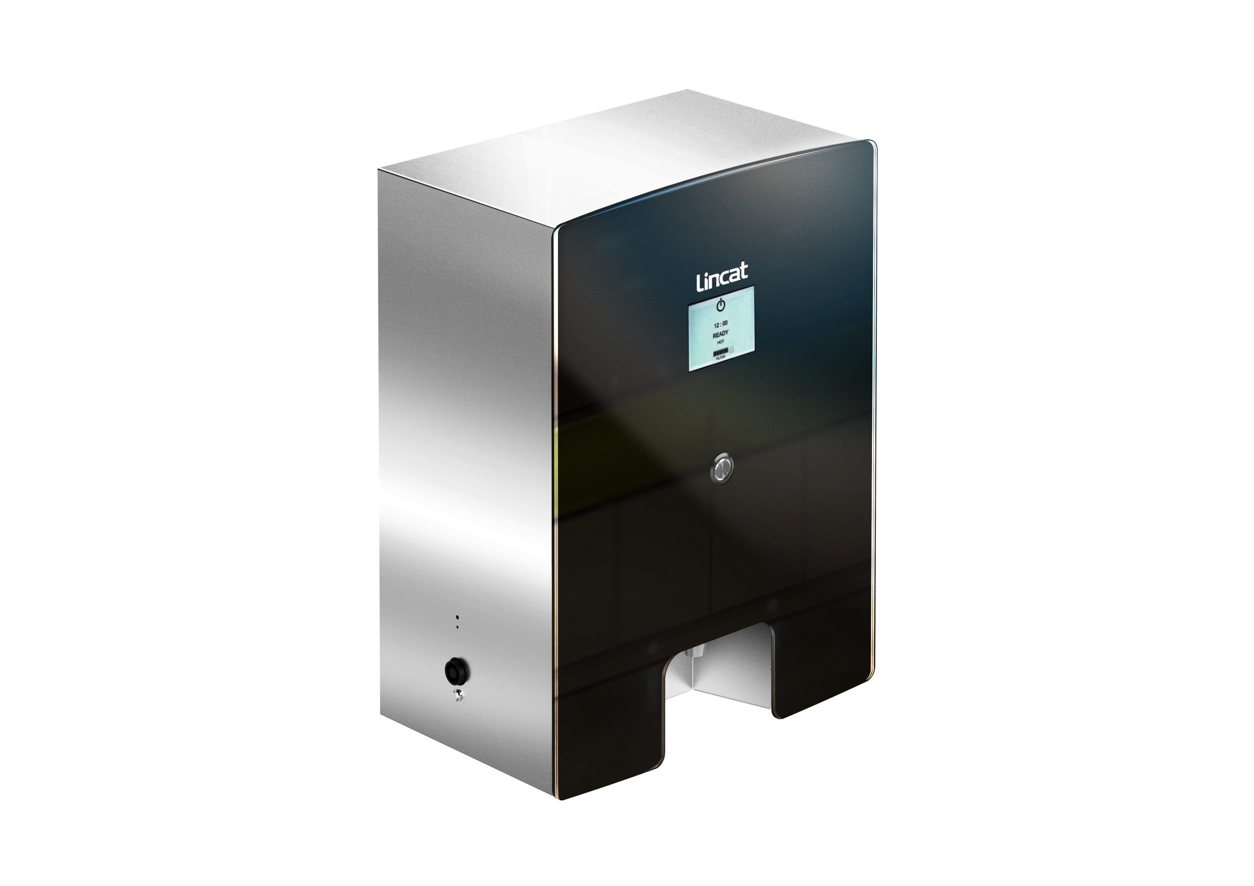 Lincat FilterFlow WMB Wall Mounted Automatic Fill Push Button Boiler - Black Glass - 5L Capacity - 3.0 kW